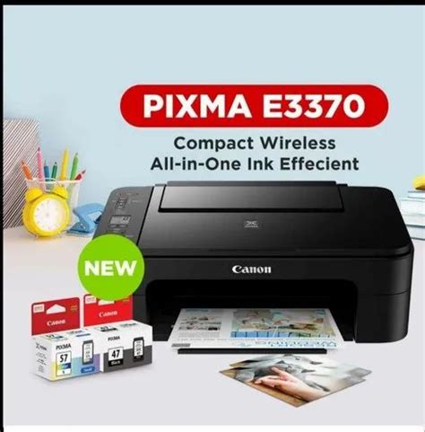 Canon PIXMA E3370 All-in-One Wireless Ink Efficient Color Printer at Rs ...