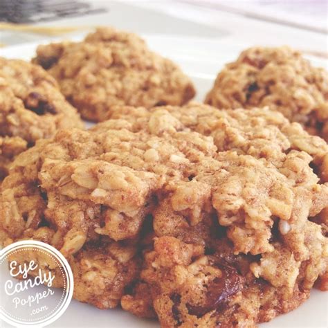 Chewy Oatmeal Raisin Cookies | Low Sugar