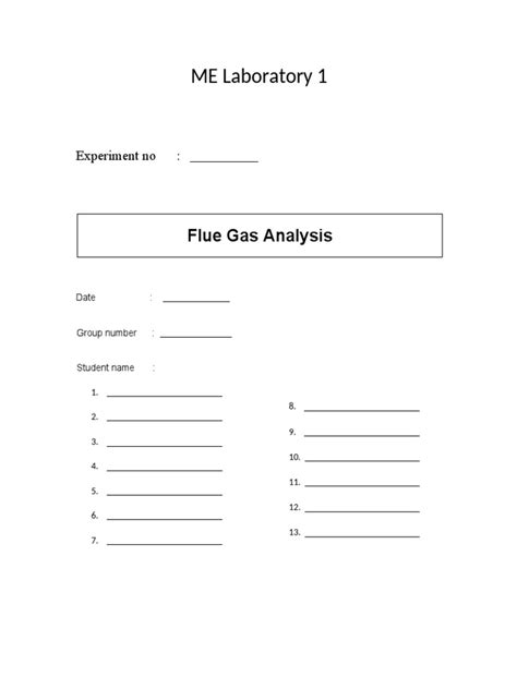 06 Flue Gas Analysis | PDF | Exhaust Gas | Chemistry