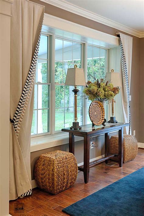 20+ Drapery Ideas For Wide Windows