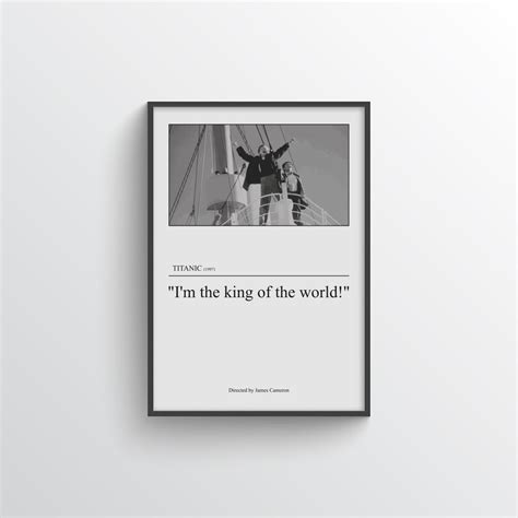 Titanic Film Print, Movie Quote Poster - Etsy