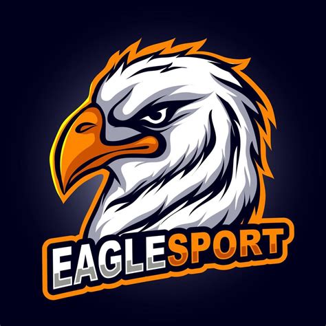 head eagle angry mascot for sports and esports logo vector illustration ...