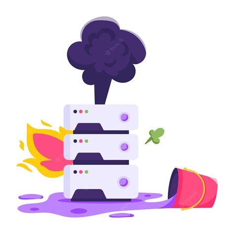 Premium Vector | A cartoon of a server with a pink liquid on the bottom.