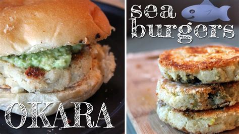 Okara Sea Burgers [gluten-free + vegan] - YouTube