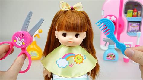 Baby Doll hair cut toys 콩순이 와 똘똘이 미용실 장난감 놀이 | Doovi