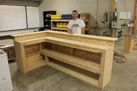 Our interns built a DIY bar. Learn how you can build our own DIY bar for your home. | Diy home ...