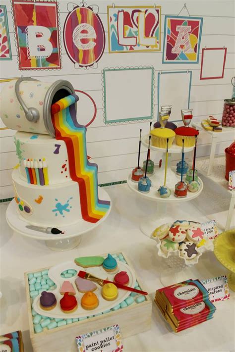 Modern Art Party – Baby Shower Ideas 4U