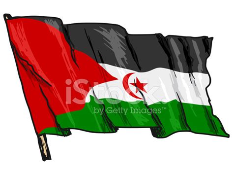 Flag of Western Sahara stock photos - FreeImages.com