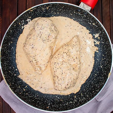 Skillet Dijon Mustard Chicken Recipe 🥘 MasalaHerb.com