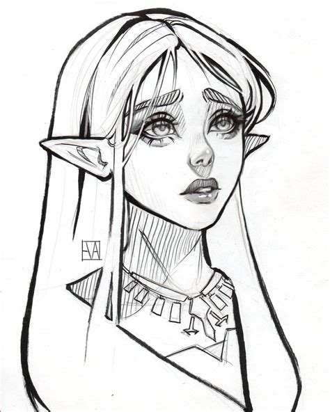 zeldabreathofthewild | Character art, Drawing sketches, Cool art drawings