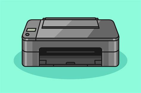 Premium Vector | Printer cartoon illustration