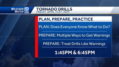 2023 Wisconsin tornado drill: What to know