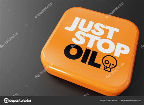 London July 2023 Just Stop Oil Environmental Protest Activist Logo – Stock Editorial Photo ...