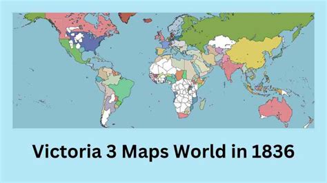 Victoria 3 Maps World in 1836 GDP Map Timelapse