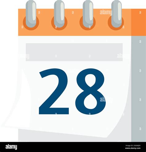 28 day month calendar Stock Vector Image & Art - Alamy