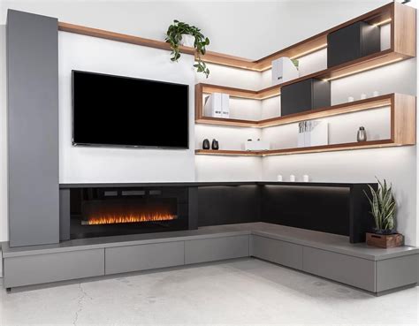 A clean and modern Allure Electric Fireplace by Napoleon Products. For ...