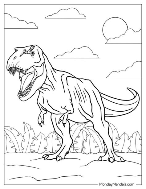 Jurassic Park Drawings T Rex