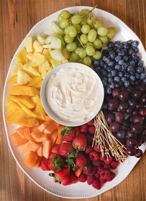 Fruit Dip (2 Ingredients!) Recipe - Dinner, then Dessert