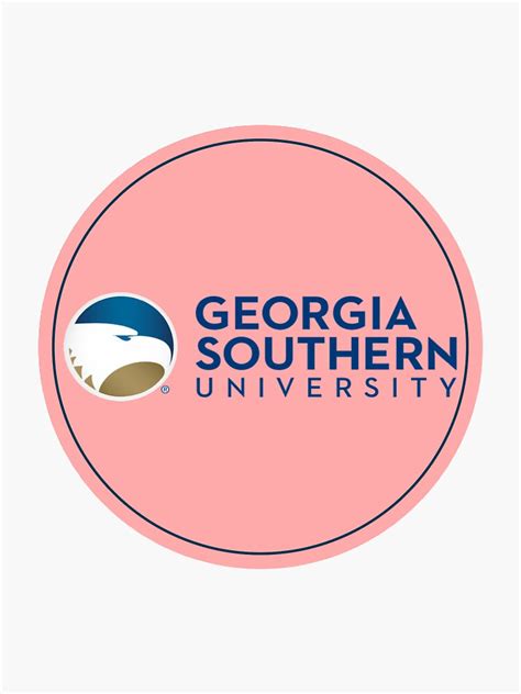 "Simple Georgia Southern Logo" Sticker for Sale by saraellenme | Redbubble