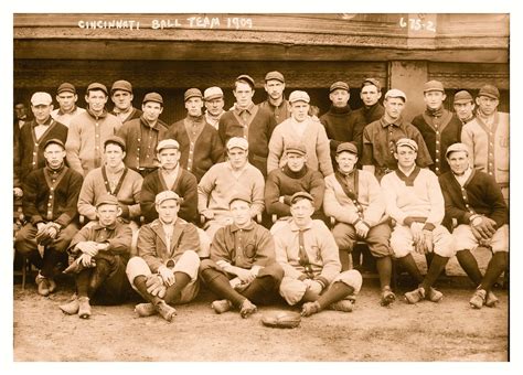 1909 Cincinnati Reds | Baseball history, Cincinnati reds, Team photos