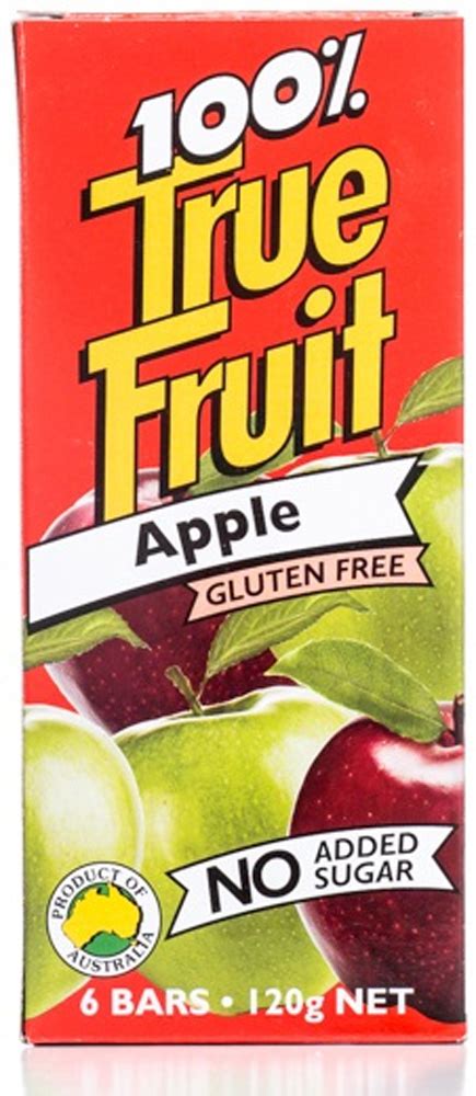 True Fruit Apple MultiPack 6 x 20g (pack of 8) - Health Food Direct