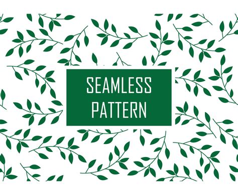 Seamless Leaf Pattern Vector Art & Graphics | freevector.com