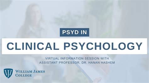 Clinical Psychology PsyD Program l Virtual Information Session - YouTube