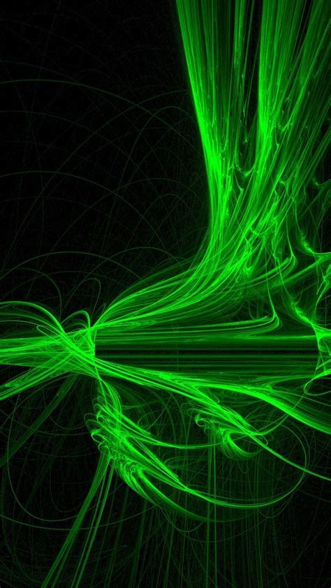 Abstract Green, CGI, 1080x1920 Phone HD Wallpaper