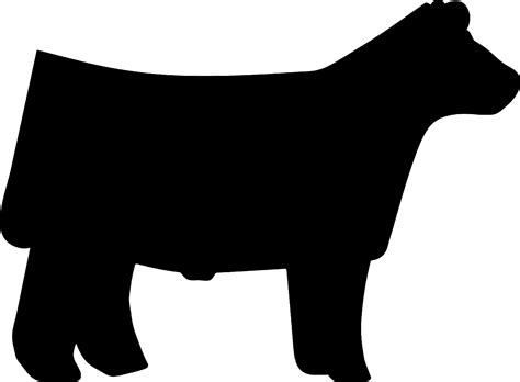 Clipart cow silhouette, Picture #463458 clipart cow silhouette