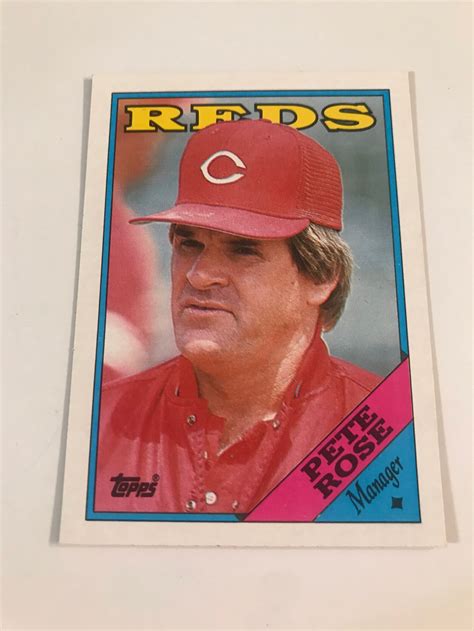 50 Topps Pete Rose Baseball Cards Vintage MLB Baseball Cards - Etsy