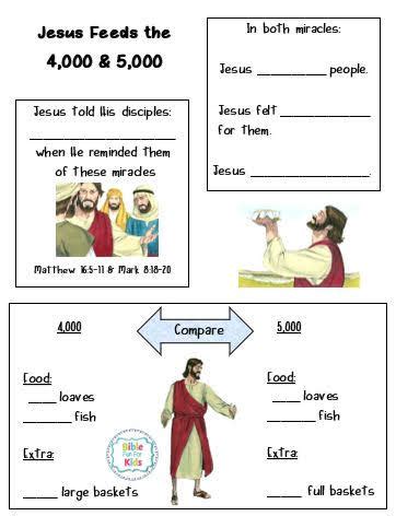 Bible Fun For Kids: Jesus Feeds the 4,000 and the 5,000