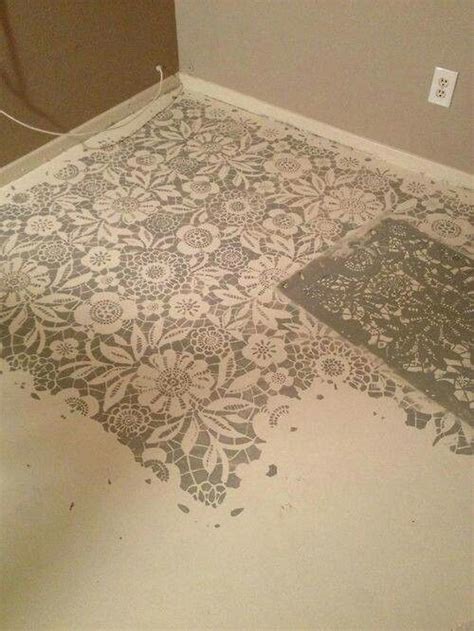 61 best Stenciled Concrete images on Pinterest | Floor stencil, Stenciled floor and Painted floors