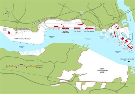 Southampton Port map | Southampton port, Map, Southampton