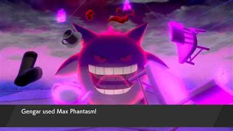 When Gengar uses his Dynamax Move in Pokémon Sword & Shield - YouTube