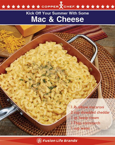 Mac and Cheese in one pot easy with your Copper Chef square pan ...