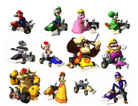 Mario Kart DS characters - a photo on Flickriver