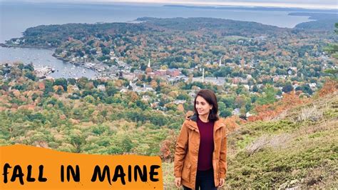 Maine Fall Foliage - Acadia National Park, Bar Harbor, Camden, Portland - YouTube