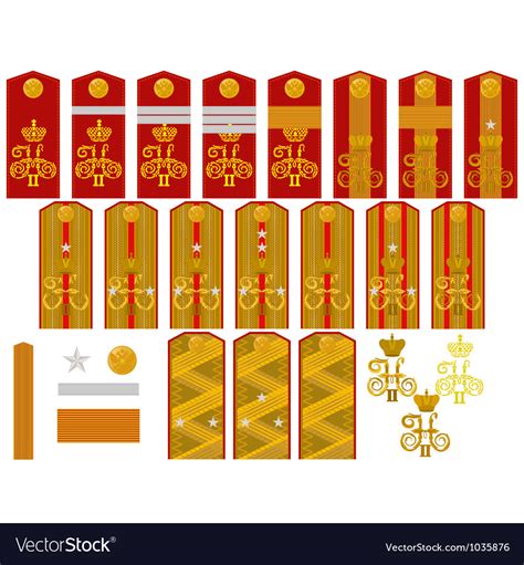 Insignia russian imperial army Royalty Free Vector Image