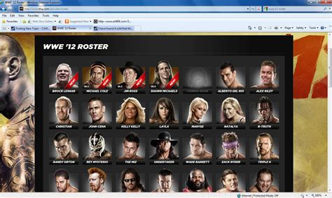 New mystery superstar on wwe 12 roster website - WWE'12 - CAWs.ws Forum