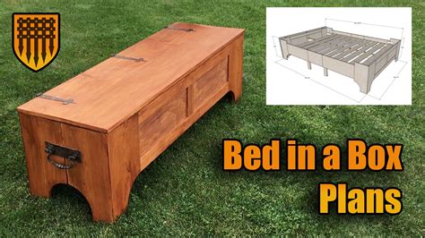 Medieval Bed in a Box Plans | Etsy