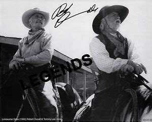 LONESOME DOVE - Robert Duvall Autographed Copy & Tommy Lee Jones DOVE ...