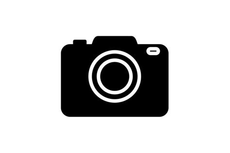 camera photography silhouette design vector