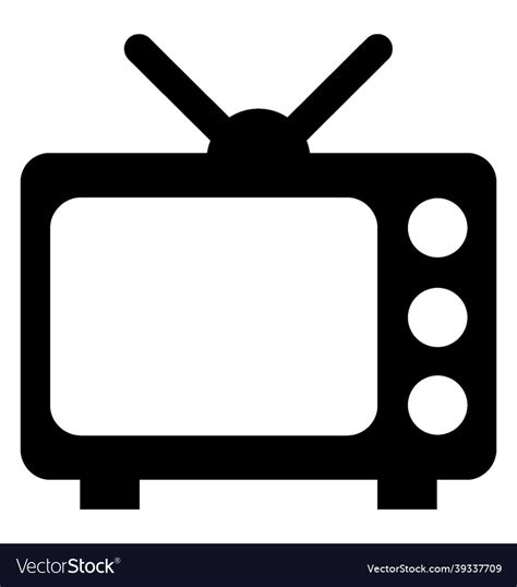 Retro tv Royalty Free Vector Image - VectorStock