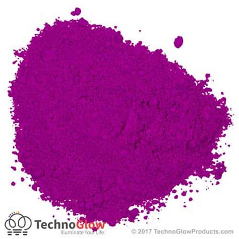 Purple Fluorescent UV Powder Pigment