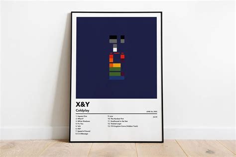 Coldplay - X&Y - Album Cover Poster, Music Wall Art, Gift Idea – Poster ...