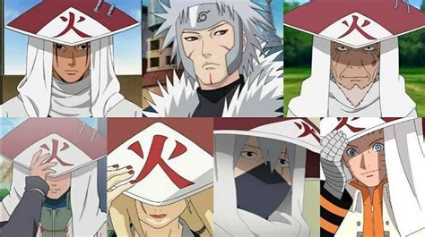 Who are all the Hokages in Naruto