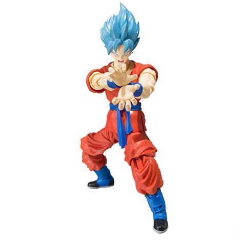 Dragon Ball Z Son Goku Action Figure - Super Saiyan Blue Hair Model ...