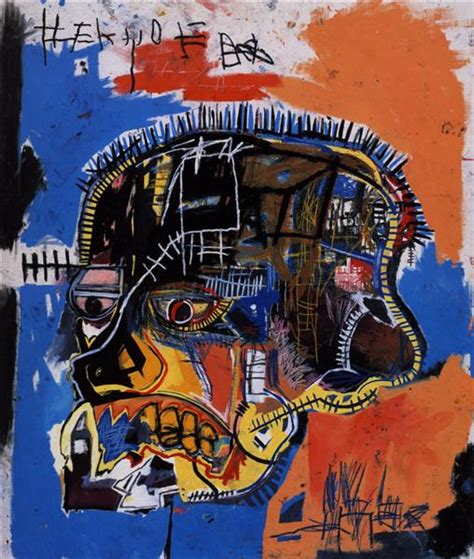 Basquiat Graffiti Skull