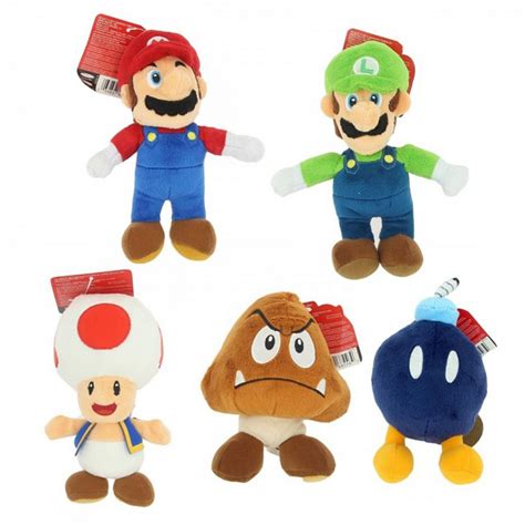 Plush SUPER MARIO BROS U 15cm Character YOU CHOOSE Original Official NINTENDO Jakks Pacific ...