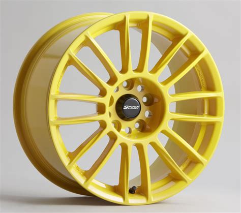 Spoon Sports CR93 Wheels Yellow